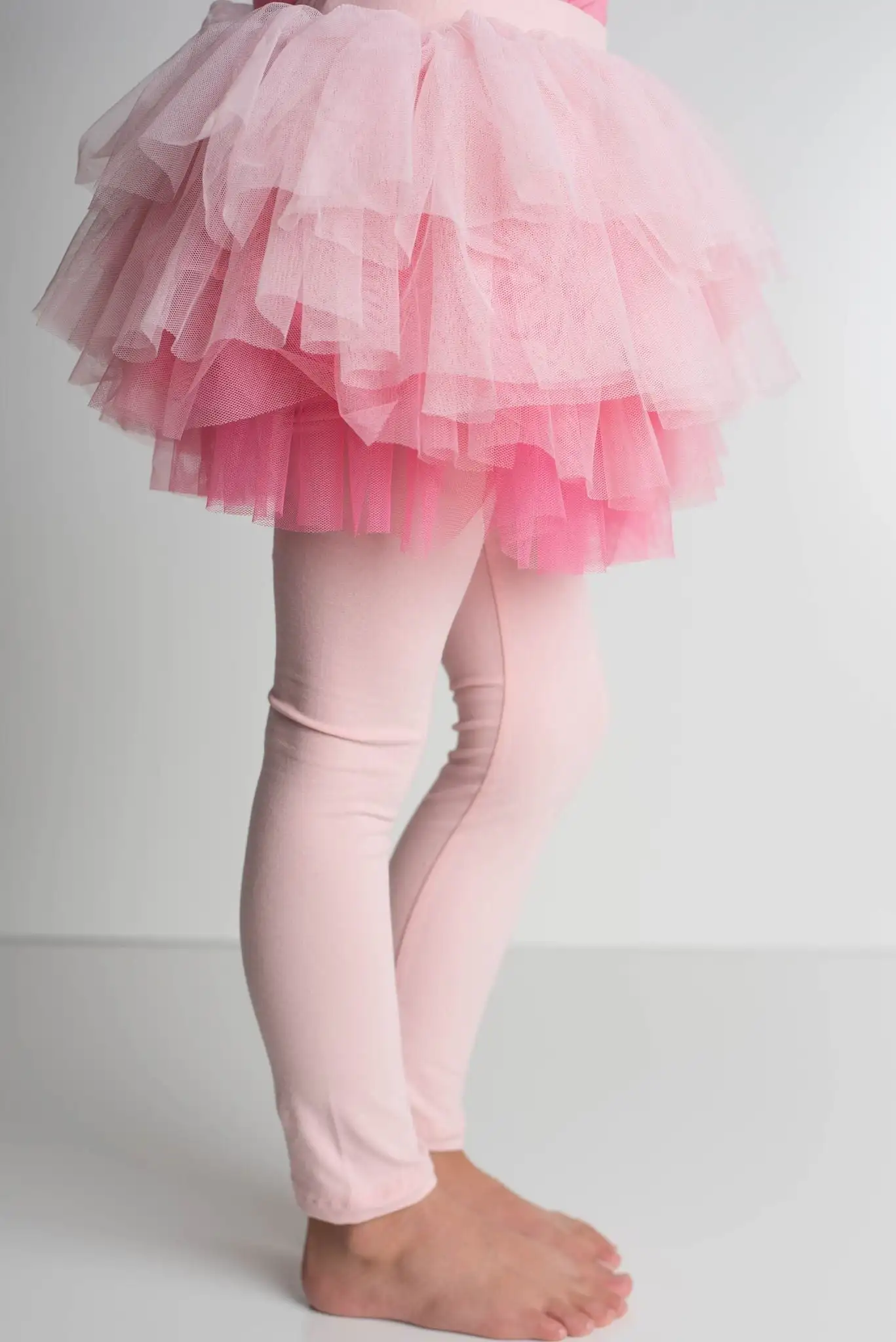Private Label Kids Girls Clothing Kids Girls Tutu Leggings pink or