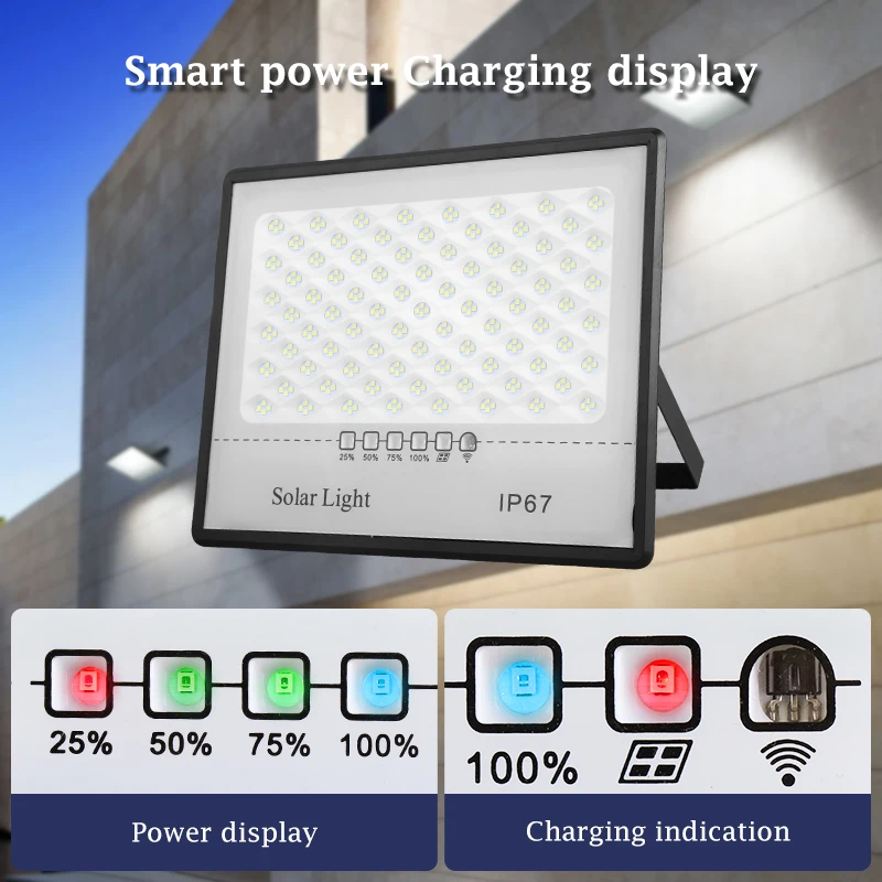 Ip67 Waterproof Remote Control Exterior Flood Light Led Floodlight 100w