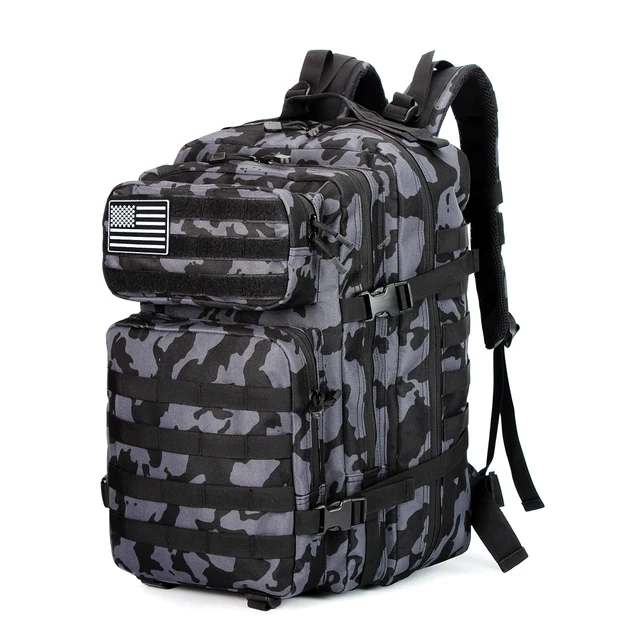 JSH Wholesale Tactical Attack Rucksack Spare Tire Bag Backpack Molle Tactical  Backpack 45L Custom Logo
