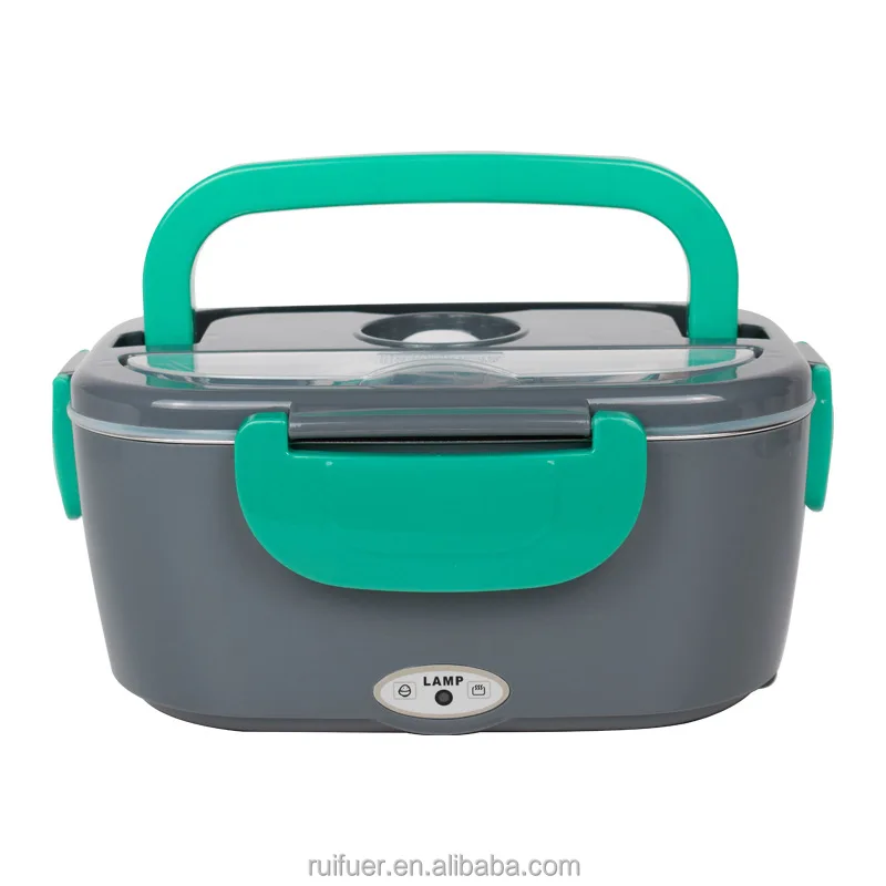 Stainless Steel Dual Use 220V 110V Electric Heated Lunch Box