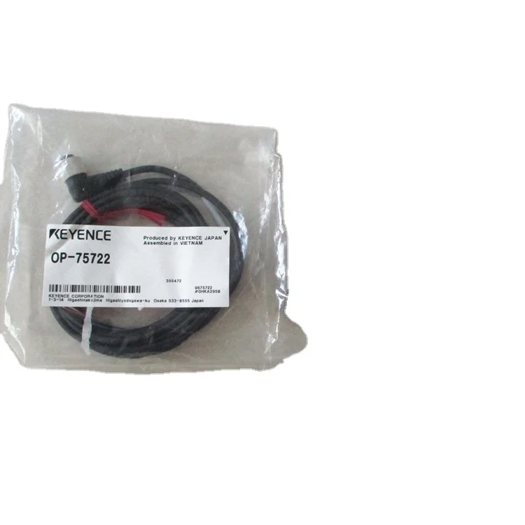 KEYENCE OP-75722 PVC M12 4ピンL型電源ケーブルセンサーFD-Qシリーズ