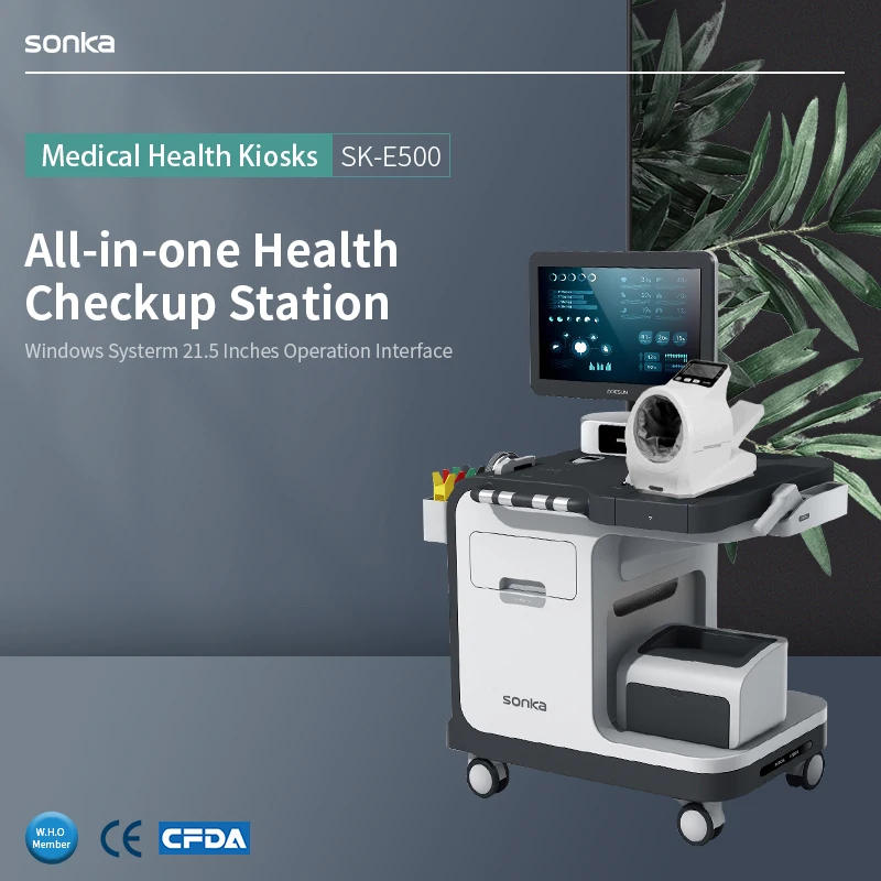 SONKA Telemedicine Physical Assessment Smart Full Body Checkup Analyser Analysis Diagnostic Health Analyzer Machine manufacture