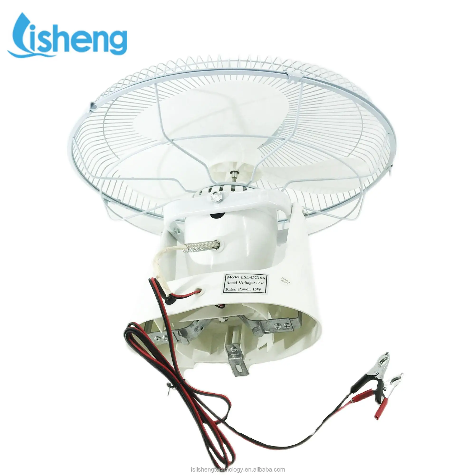16 Inch DC Mounted Ceiling 12v Orbit Air Cooler Fan - Full Copper