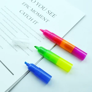 Advertising Normal Office School Business 6 Color Set Marker Highlighter Pen for Bulk
