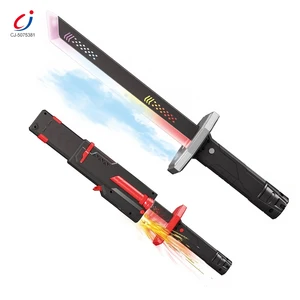 Chengji Led Lightsaber Light Saber Laser Sword Toys Cool Design Smoke Function Plastic Toy Sword with Flash Light and Sound