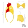 Three-piece 3D chicken set