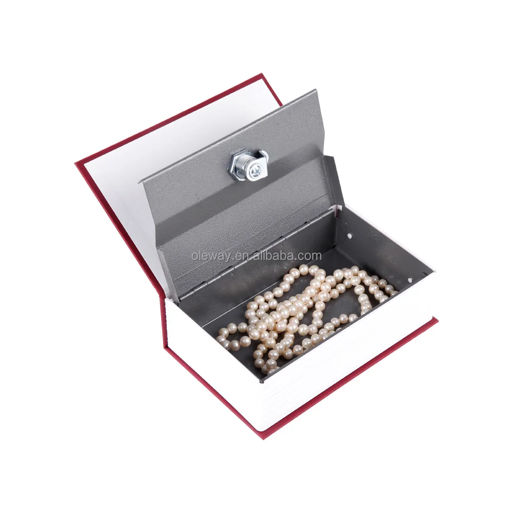 Coffre-Fort De Livre, Boîte De Dictionnaire De Bijoux D'Argent Comptant De Boîte Serrure (Type D