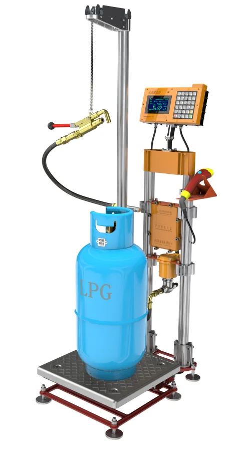 Ex-proof Interlocking LPG Filling Scale Machine Double Filling Heads