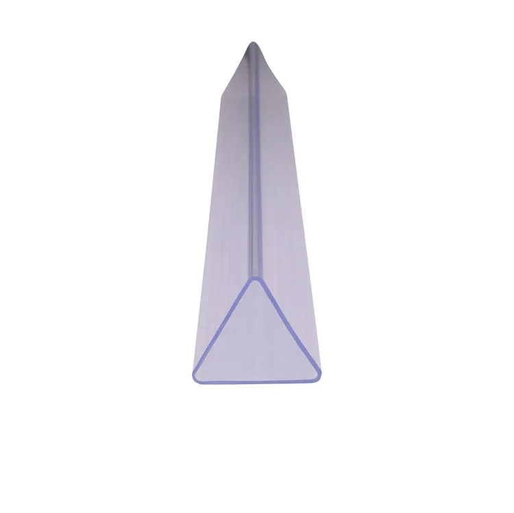 IC Packing Tubes PVC Plastic Pipe clear Custom Triangle Clear Plastic Packing Tube PP/PVC/PC/Acrylic See-through