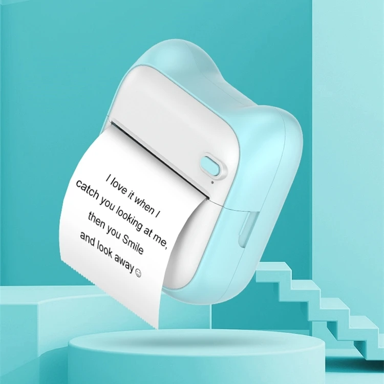 Mini Inkless Printer Clearly Printing 