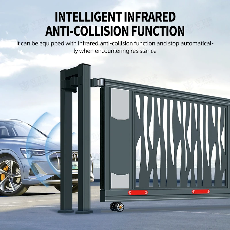 Sliding Simple Gate Design Telescopic Sliding Gate Electric Supply Heavy Duty Industrial Sliding Gate