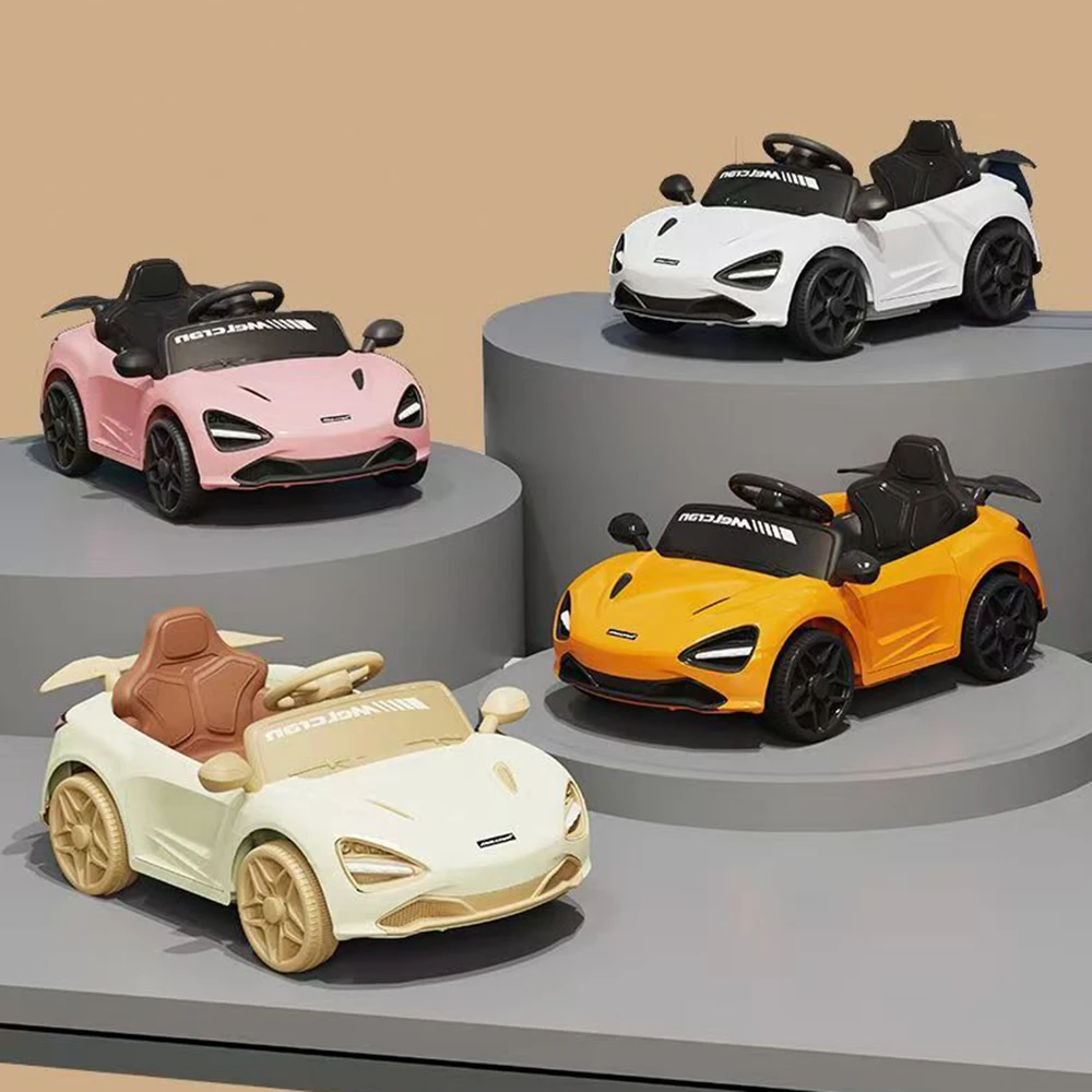 Children's Electric Four-Wheel Ride-On Toy Battery Operated Swing Car with Remote Control Metal Construction