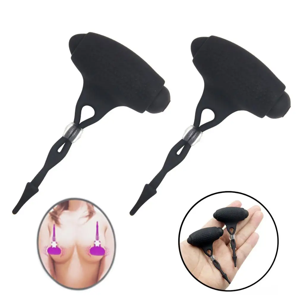 Nipple Clip Vibrator Sex Toy Nipple Stimulate Massage for Women Sex Game  Vibrator Toy