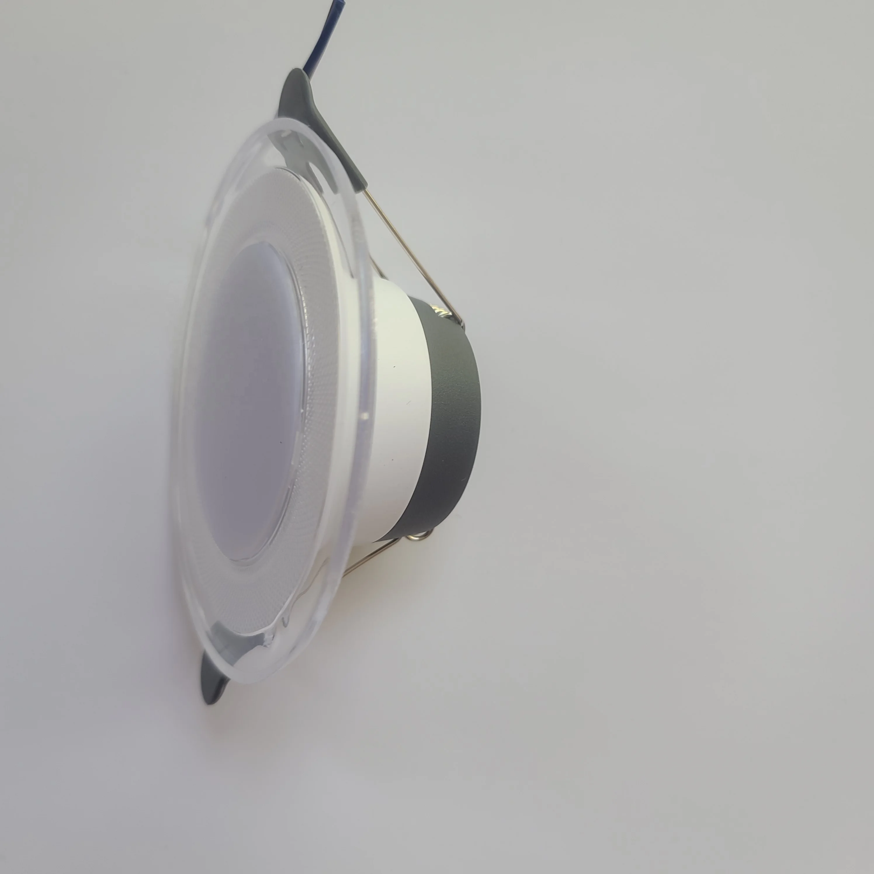 5w两种灯光颜色筒灯led筒灯亚克力和铁板筒灯led嵌入式筒灯外壳无闪烁