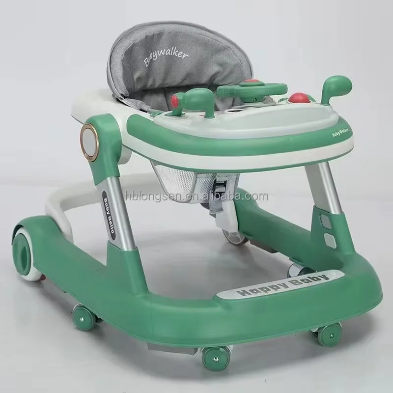 Universal Rotating Wheel 360 Degrees Plastic Music Cartoon Inflatable Rings Baby Walker