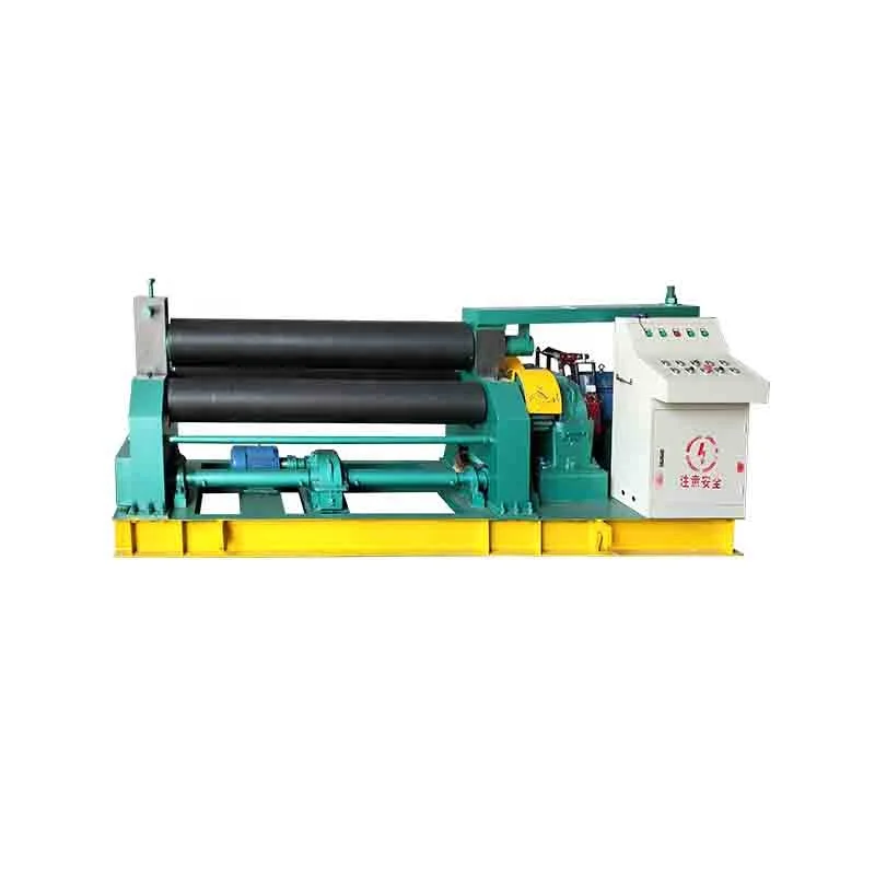 Spiral Plate Rolling Machine W11-3x2500 Horizontal Plate Bender 3 Roller Sheet Metal Cold Rolling Machine