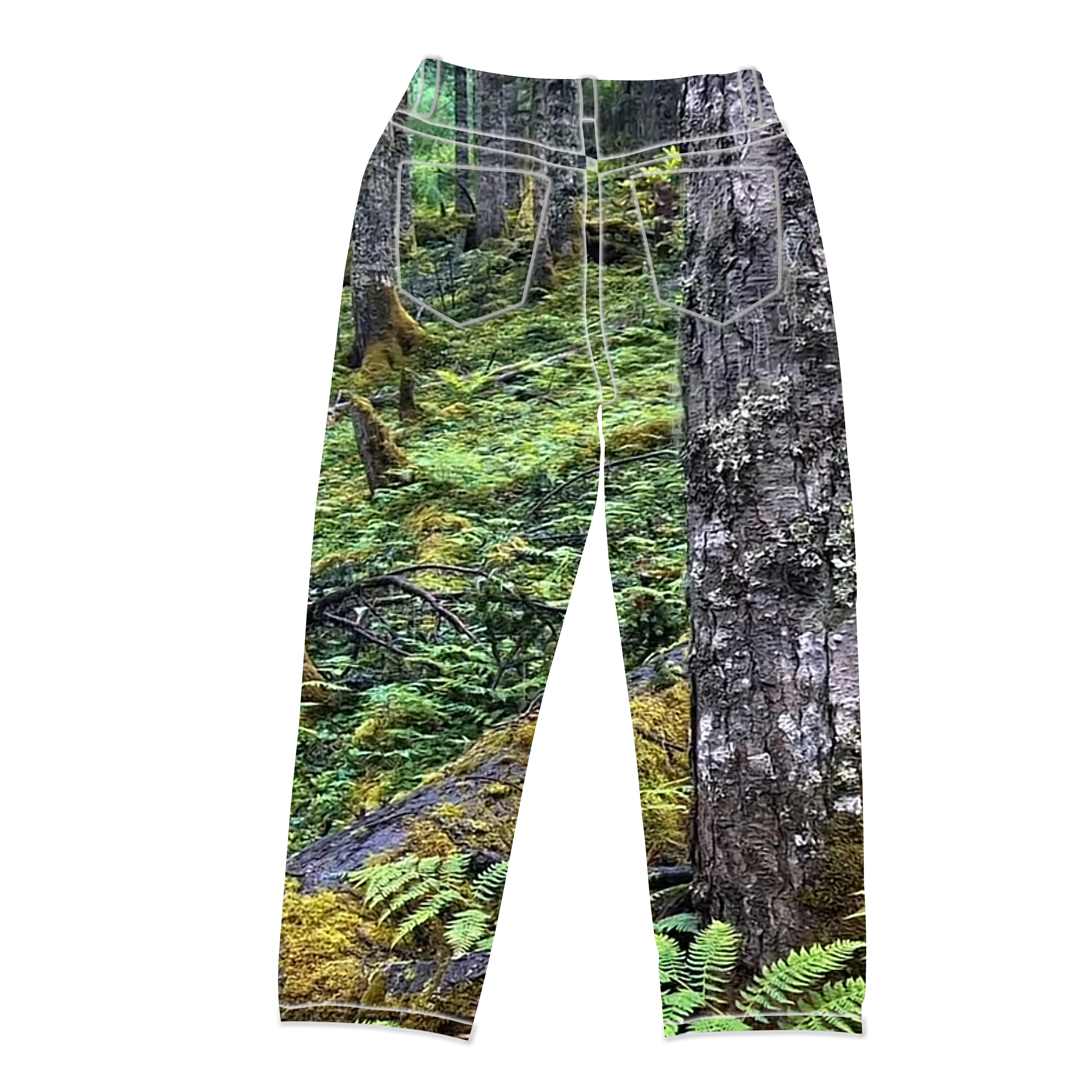 Customize 2022 New Trend NASA Photo All Over Print  Men's Denim Pants Trousers