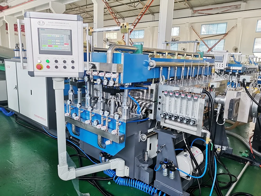 Polypropylene PP Hollow Core Board Making Machine Single Screw Extruder Extrusion Machine for Making PP Corrugated Board