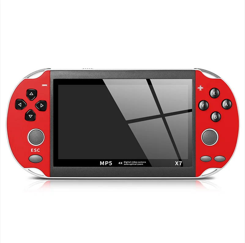 X7 Plus TV Video Handheld Console Portable Hand Held Classic Video Handheld Game Player with AV Cable and Camera
