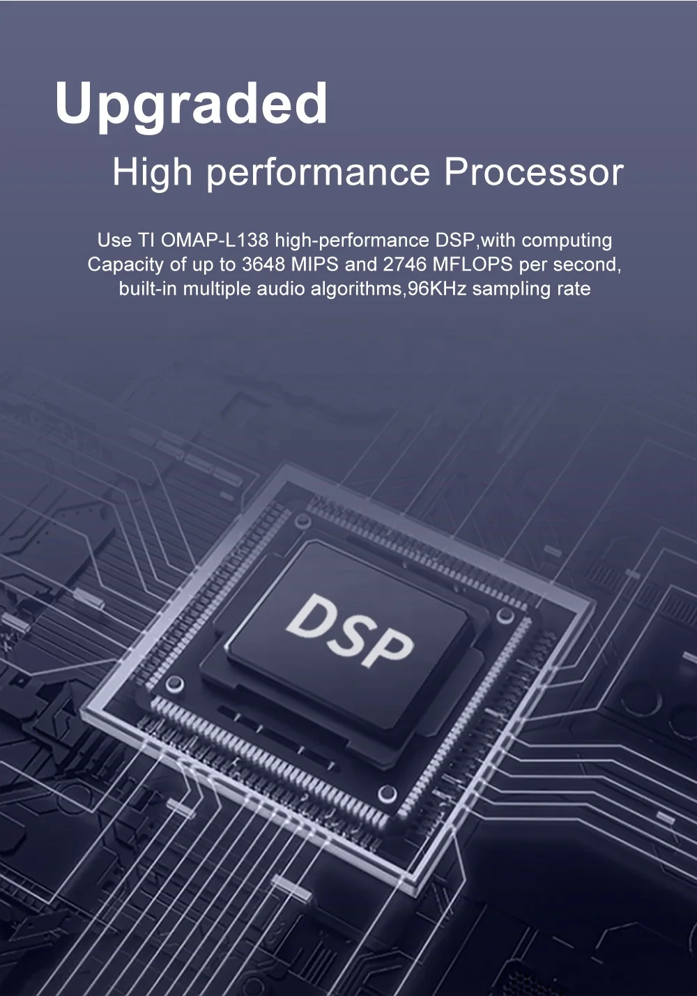 LM848RTS DSP Audio Processor for Dj Controller Pioneer/speaker 15 Inch 1000 Watt