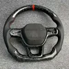 Forged Carbon Fiber+Perforated Leather+core