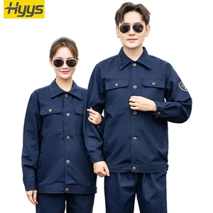 Wholesale Fire Resistance Work Uniforms for Men High Quality Flame Retardant Workwear Overalls Industrial Safety Work Clothes