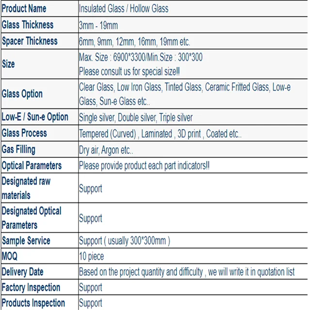Hot Sale LOW-E Triple Glass Double Cavity Insulating Glass Double Silver Coating Soundproof Curtain Wall