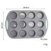 Two-tone 12-cup Mini Silicone Muffin Pan