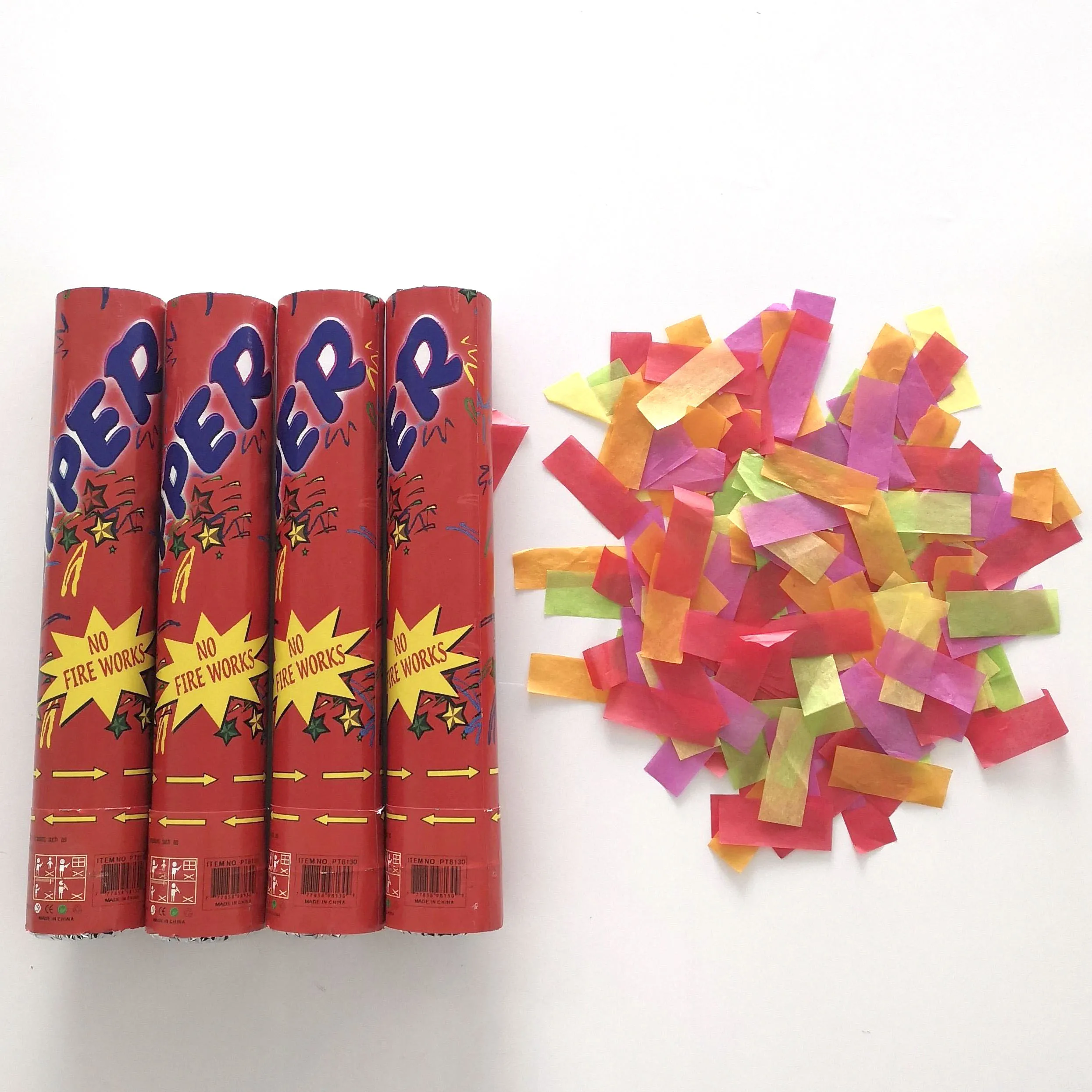 Wholesale Confetti Cannon Party Popper Custom Confetti Popper Metallic