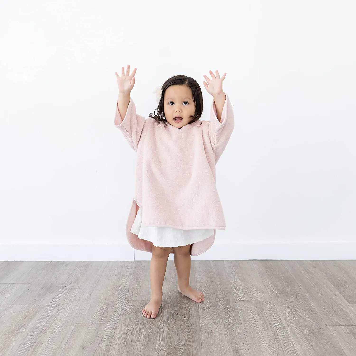 Wholesale Bathrobe Large Size Customized Color Kids Beach Towel Organic Cotton Kids Poncho Towel supplier