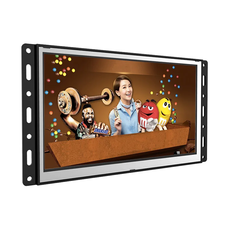 8-inch capacitive touch LCD high-definition signage display, Android 4.4 new interactive business signage display unit