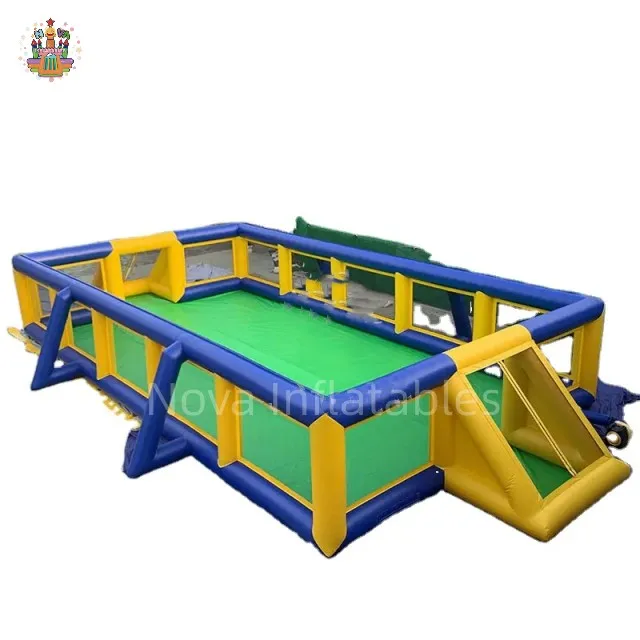 Custom Inflatable Soccer Field Inflatable Football Pitch Inflatable