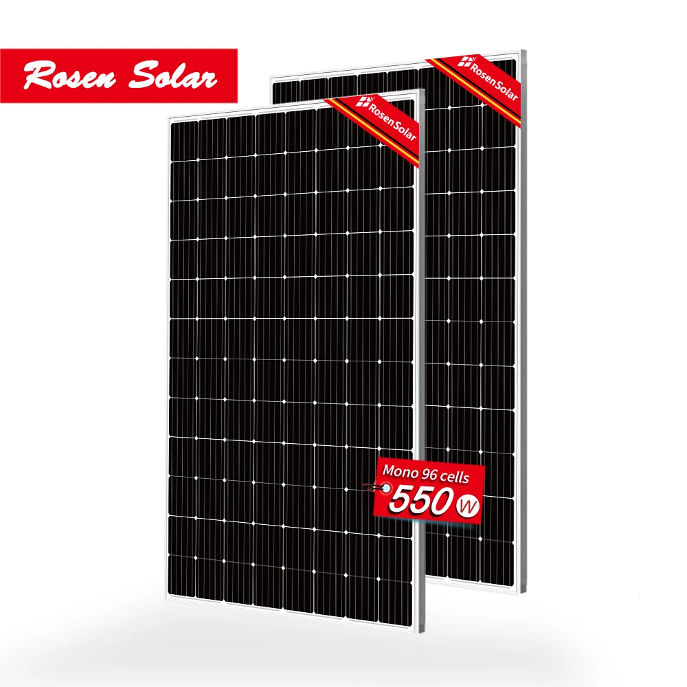 Módulo Solar PV 600W 550W 500W Solar Panel Inverter Sistema 500W