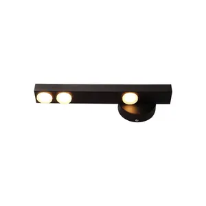 Wholesale Design Garden Black  Iron Strip Led Night Wall Lamp