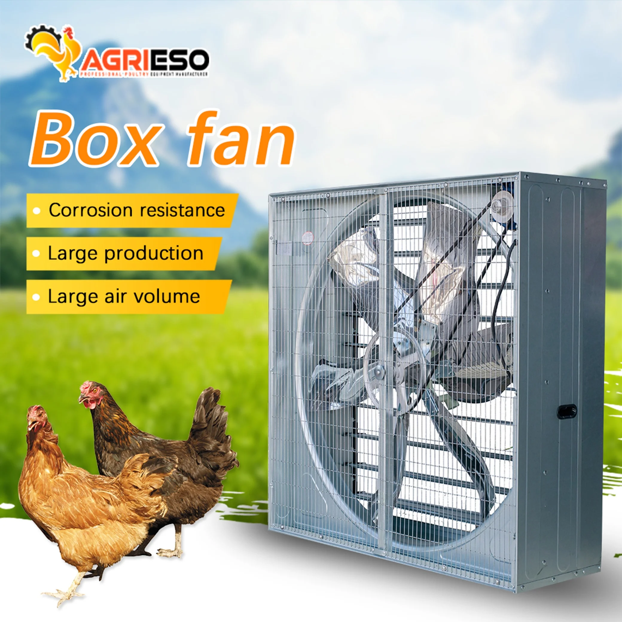 Poultry Farm Equipment Circulating Push-pull Exhaust Fan Used Poultry Farming Equipment