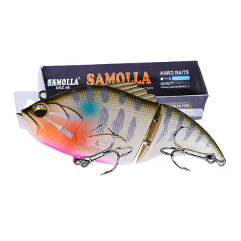 New Two-section Lure Multi-joint Fish 75mm 13g Slow Sinking Sea Fishing Hard Bait Long Casting Targeting Predatory ABS – Hard Lure – view 3