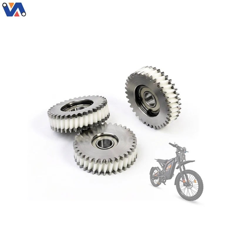 Three OUXI GT2000 gears showing 35-tooth metal plates nylon cores and bearings