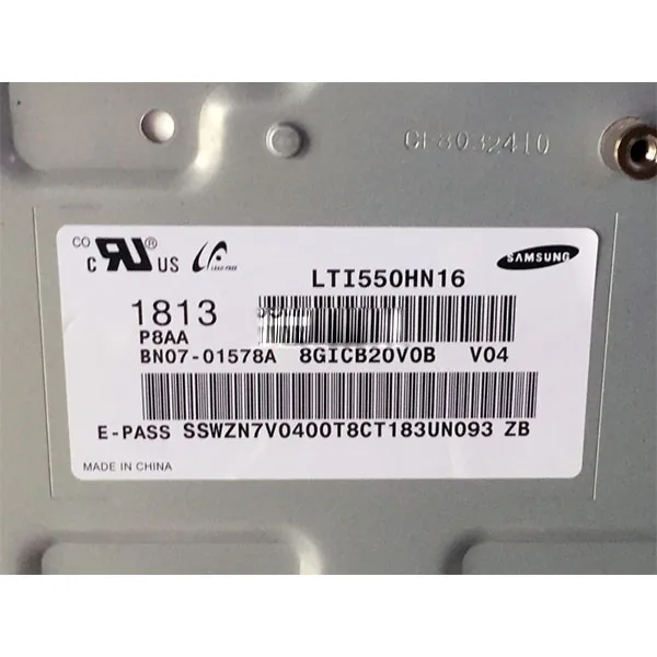 SAMSUNG 55 Inch LCD Screen Panel LTI550HN16 for LG Displays - FHD