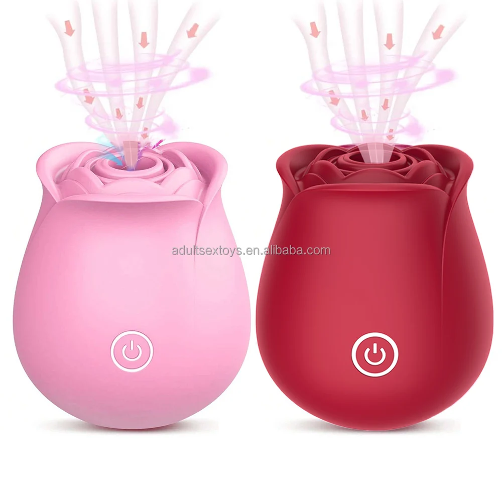 USA Popular Rose Vibrator for Women Clitoral Stimulator Sex Toys Rose Red  Blue Pink Purple Rose Sex Toy