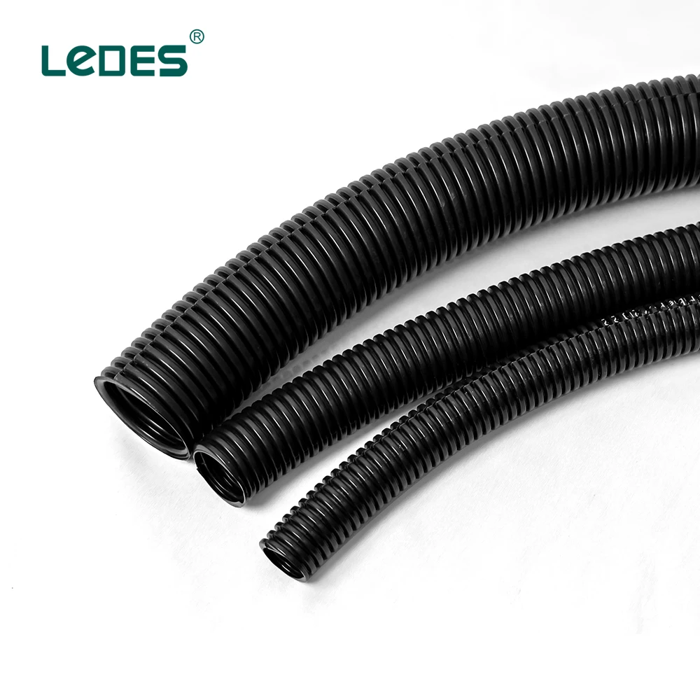 Factory HD Solar Corrugated Conduit Split Black Electrical Conduit Pipe 25mm 32mm