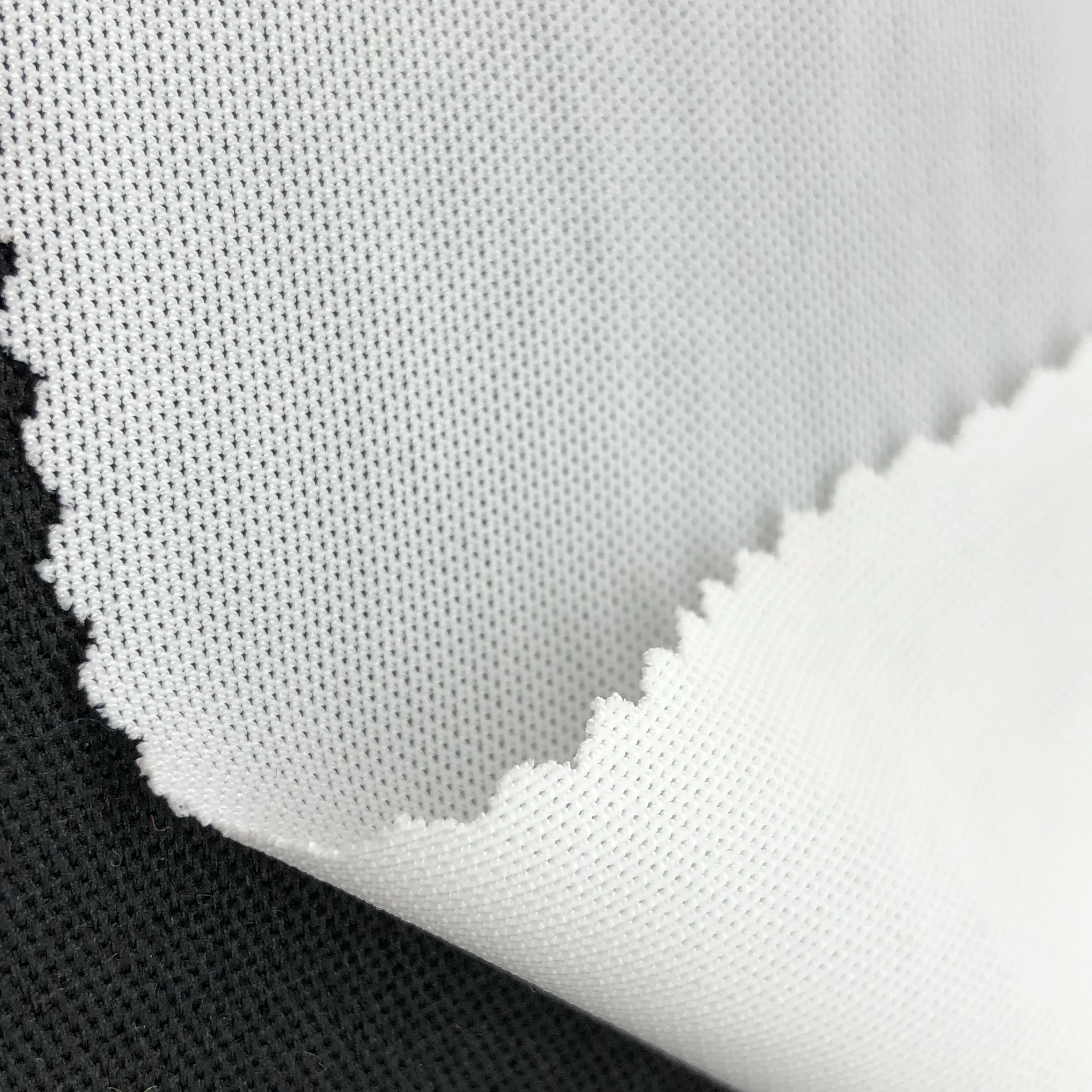 High Sale 77 Nylon 23 Spandex Stretched Nylon Mesh Fabric Knitted
