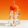 Little bear cup-baseball cap design-vibrant orange