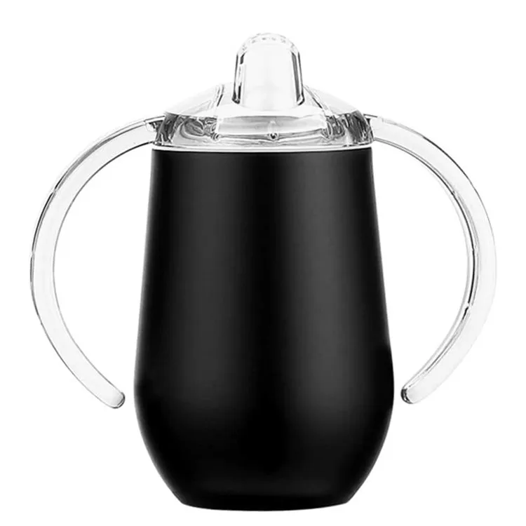 10oz Stainless Steel Double Wall Insulated Blank Baby Bottle Feeding Supplier Sublimation Sippy Cups Tumbler Sublimation