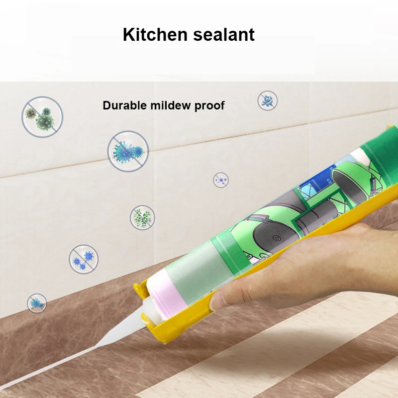 Fast Cure Time Mirror Fixing Neutral Silicone Sealant Glass Glue For