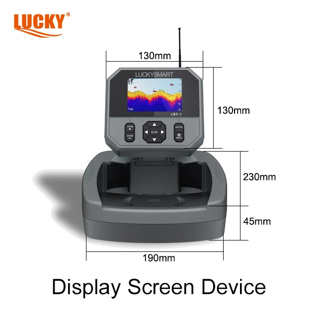 Lucky Ice Fishing Fish Finder FF718licd-Ice 3.7V Lithium-Ion Battery -  China Fish Finder and Sonar price