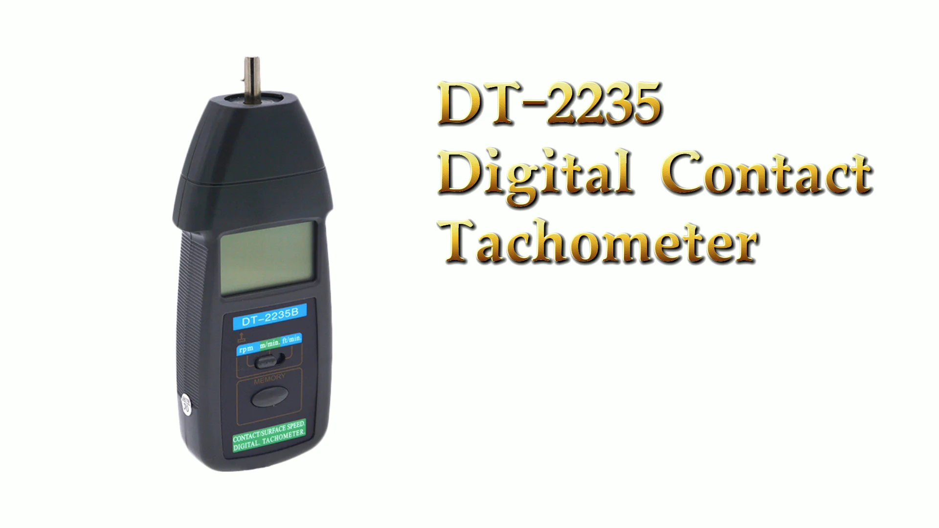 Td2234c Digital Laser Photo Tachometer Non Contact Rpm Tach Digital