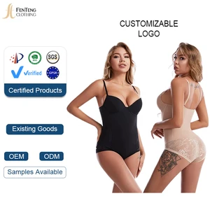 Under Lulu Custom Euro-American Lace Shapewear Bodysuit Bra Deep V Waist Shaper Abdomen Control Chest Support Adult Butt Lifting