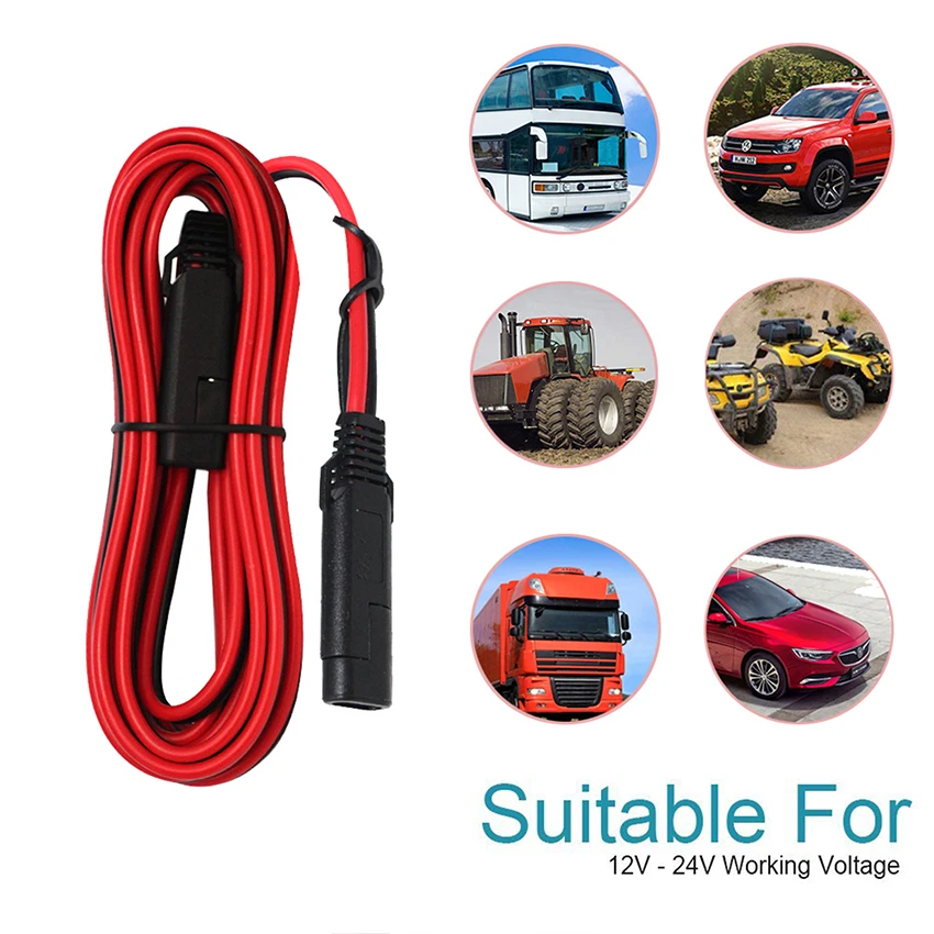 Extension Cord Connector Sae Cables Solar Pv Cable For solar Battery Charger/Maintainer 9