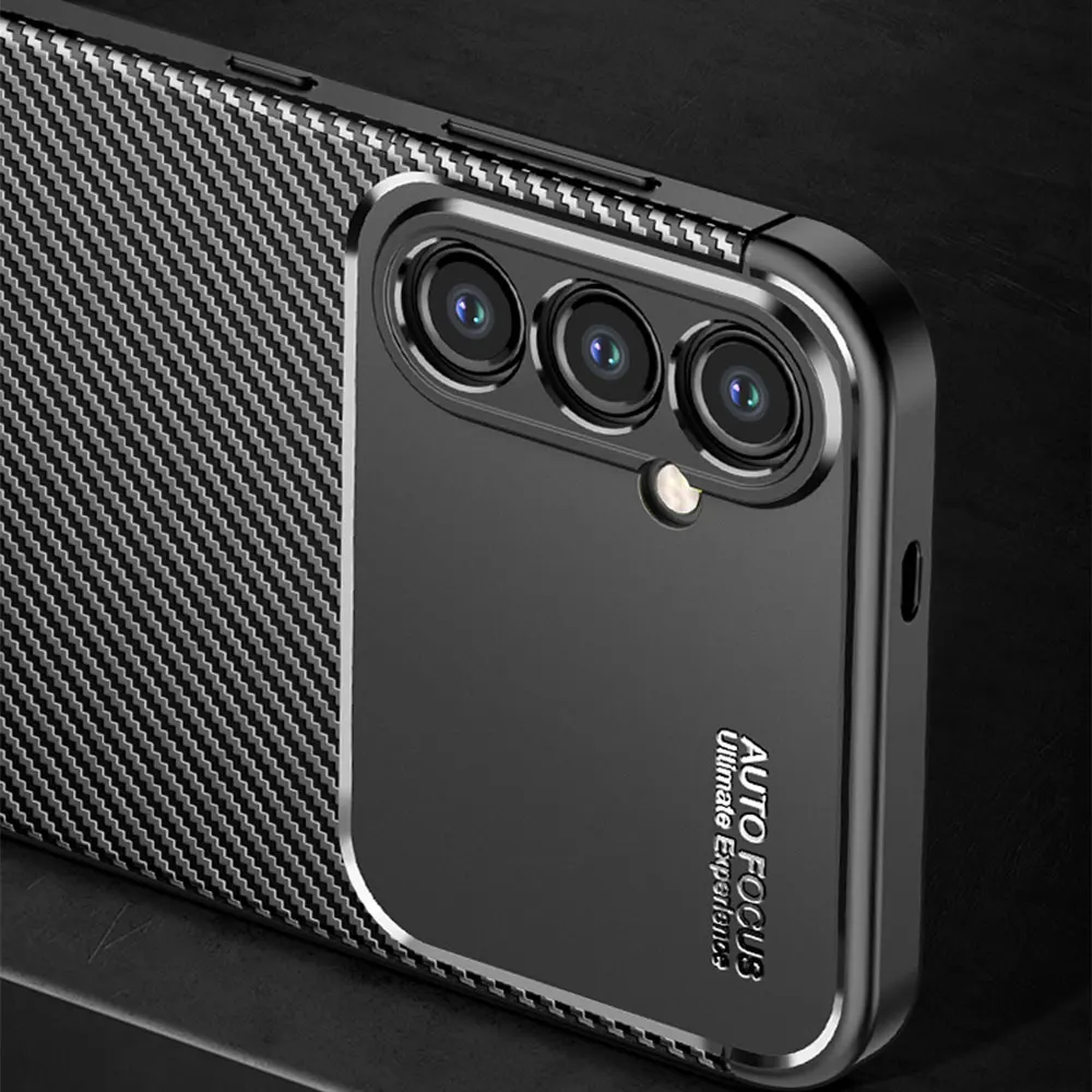 Laudtec SJK263 Frosted Suction Mobile Drop Proof Carbon Fiber Tpu Phone Case For Samsung Galaxy S24 S24+ S23+ S23 Fe manufacture