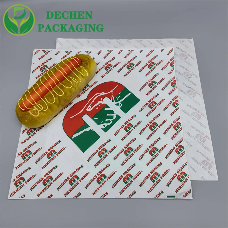 printed wax paper sheets